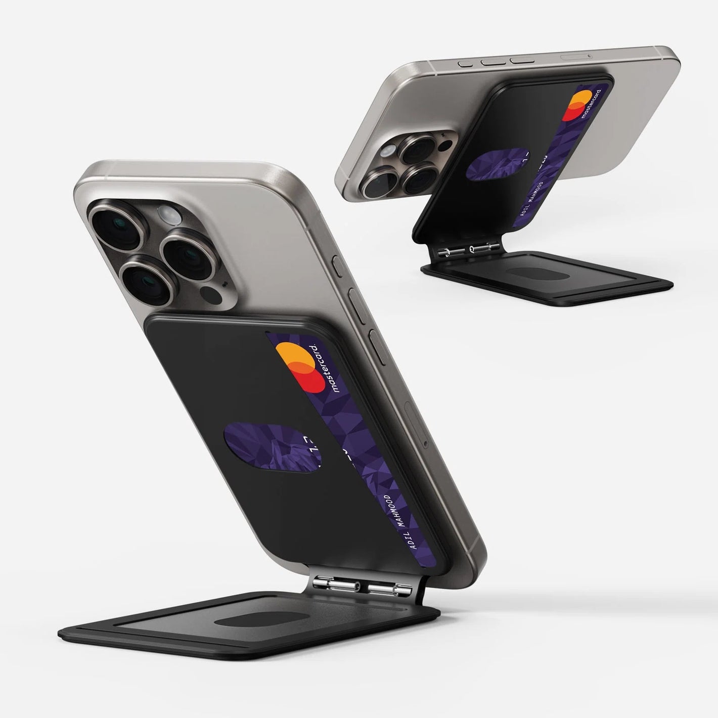Black magsafe wallet for iPhone 17 pro